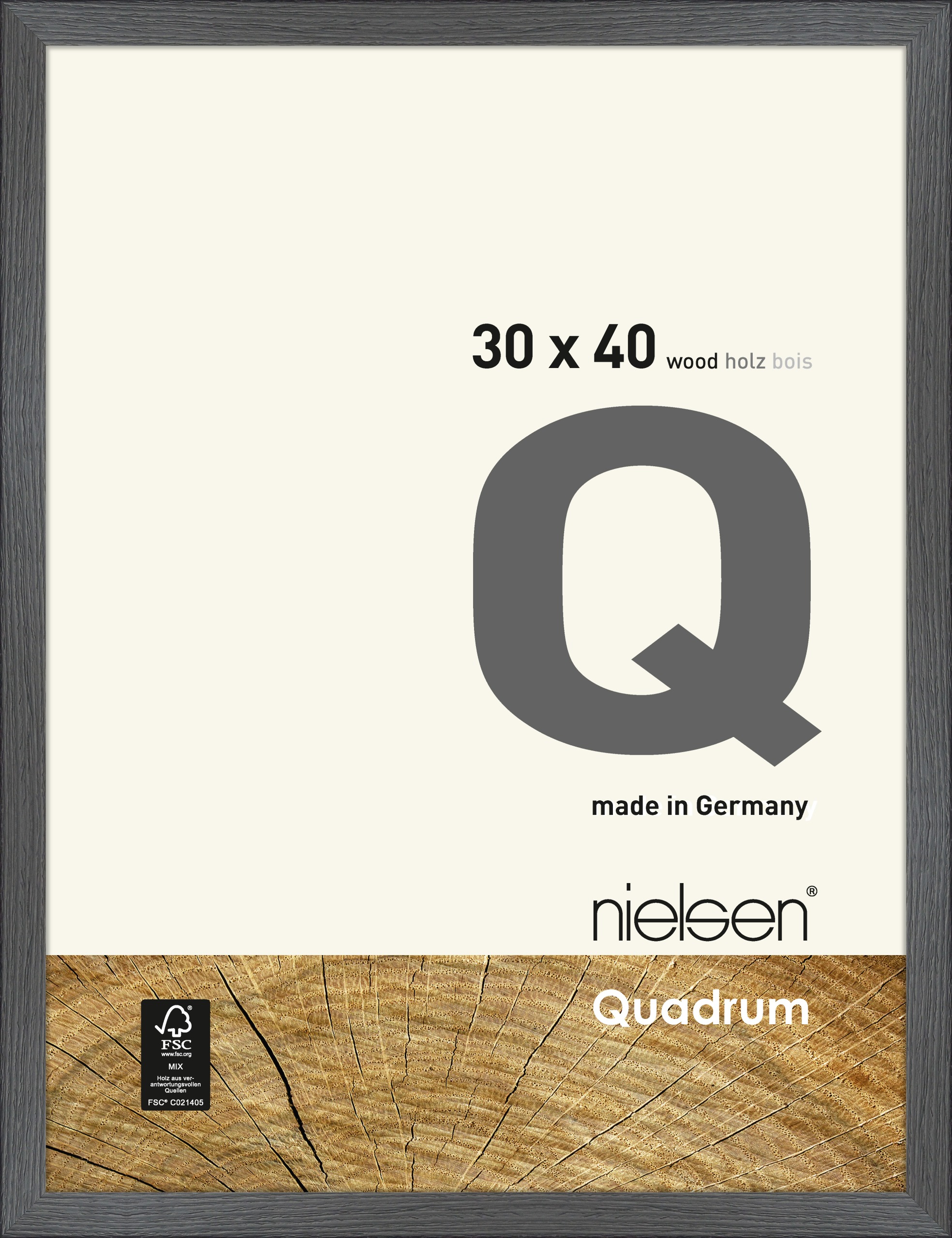 Nielsen Quadrum Holz-Bilderrahmen Wechselrahmen